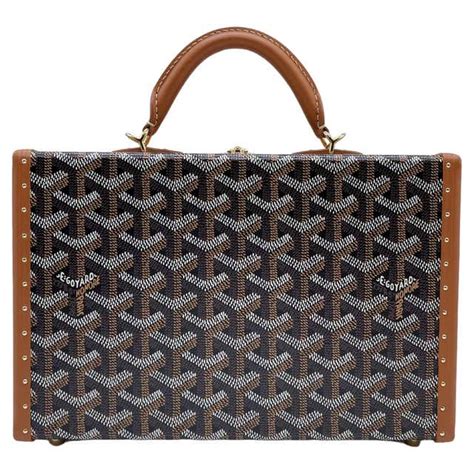 goyard mini trunk|goyard trunk bag price.